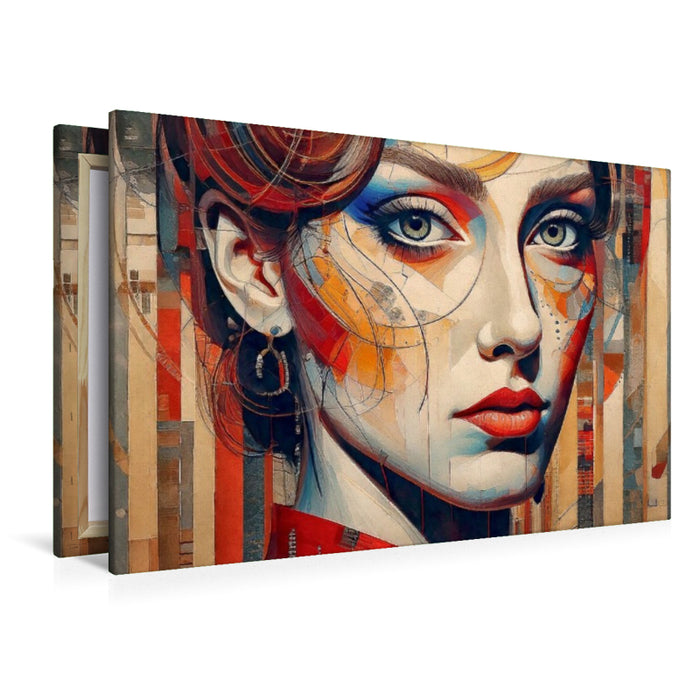 Premium Textil-Leinwand Traude von Wal