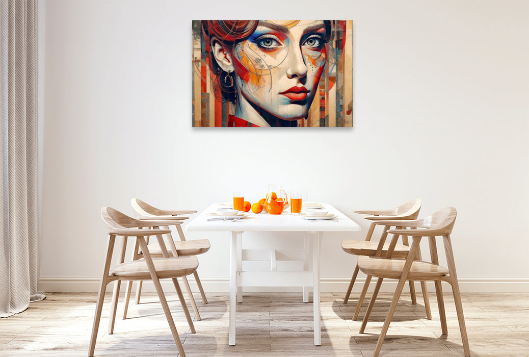 Premium Textil-Leinwand Traude von Wal