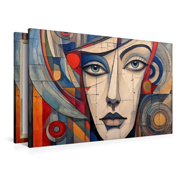 Premium Textil-Leinwand Berthe auf Adal