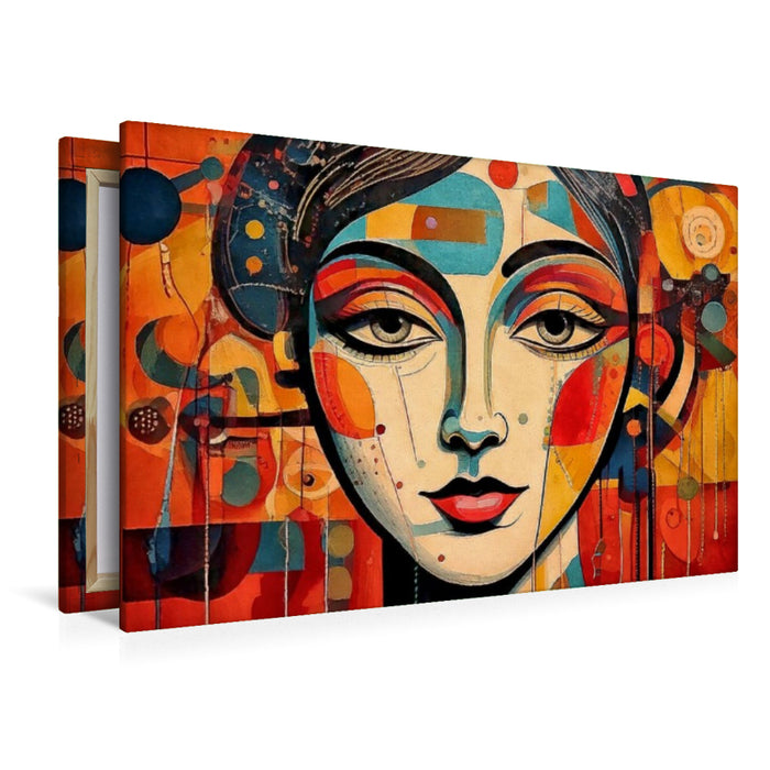 Premium Textil-Leinwand Linde aus Diet