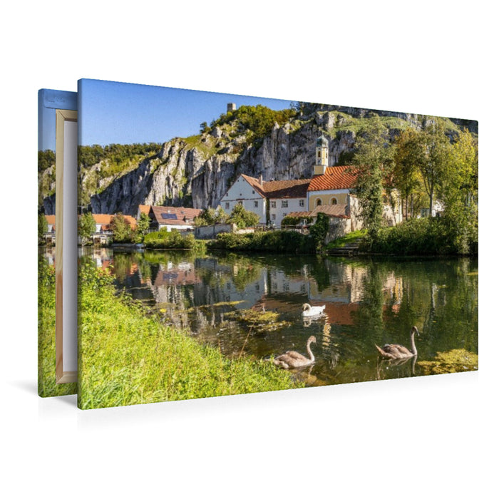 Premium Textil-Leinwand Essing im Altmühltal