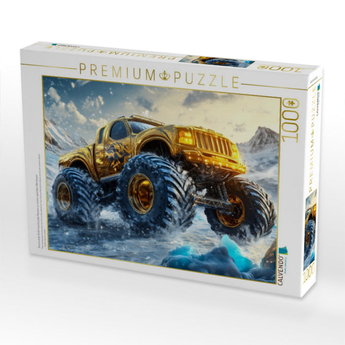 Ihre brutale Kraft macht jedes Rennen zu einem epischen Abenteuer - CALVENDO Foto-Puzzle'