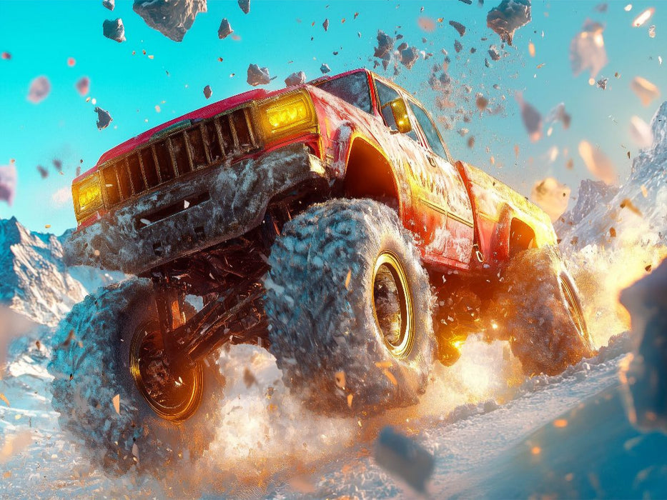 Ein Motiv aus dem Kalender Die Macht der Monstertrucks - CALVENDO Foto-Puzzle'