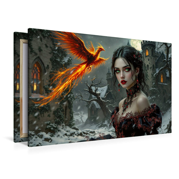 Premium Textil-Leinwand Meisterin des Phoenix