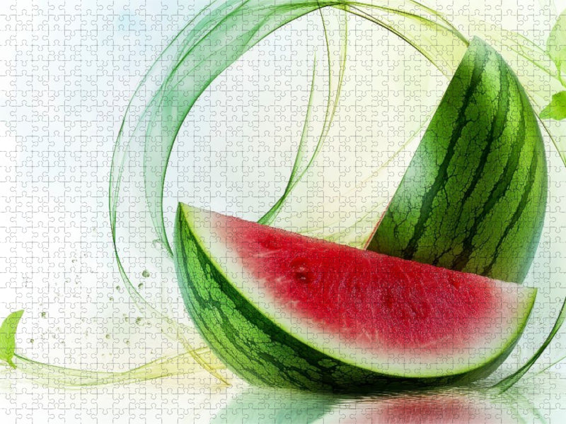 Wassermelonen - Genuss - CALVENDO Foto-Puzzle'