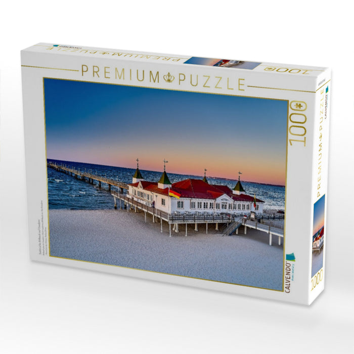 Seebrücke Ahlbeck auf Usedom - CALVENDO Foto-Puzzle'