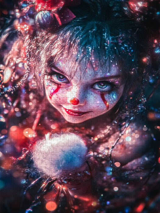 Sie hörte das Karussell, obwohl der Jahrmarkt längst abgerissen war - CALVENDO Foto-Puzzle'