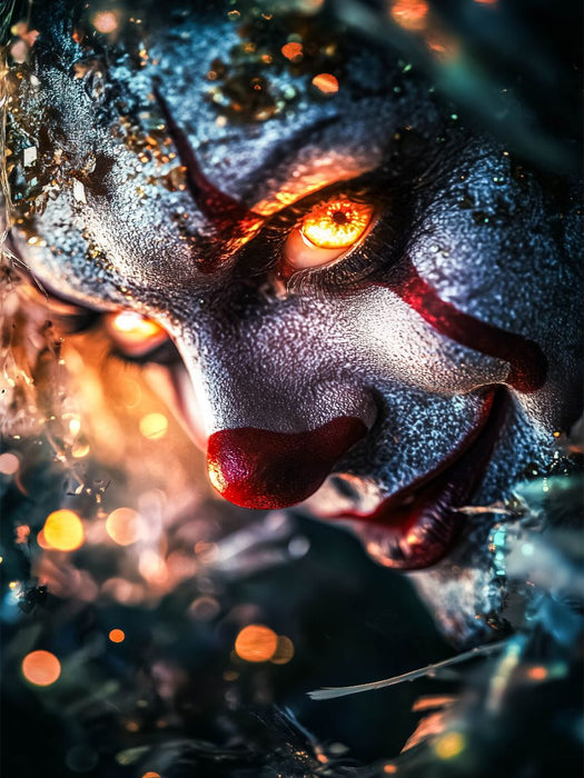 Der Clown kam nur nachts, wenn das Kinderzimmer dunkel war - CALVENDO Foto-Puzzle'