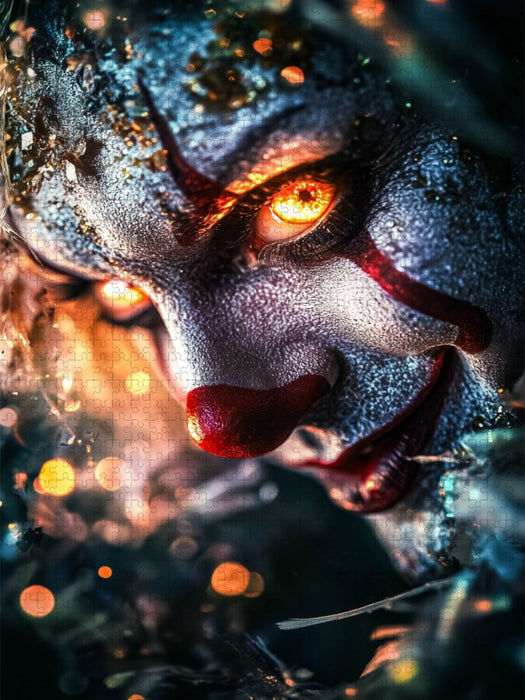 Der Clown kam nur nachts, wenn das Kinderzimmer dunkel war - CALVENDO Foto-Puzzle'