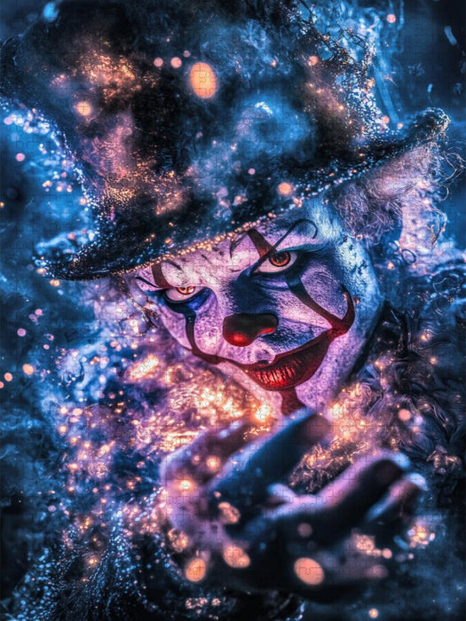 Seine Schminke war Blut, seine Lache war echt - CALVENDO Foto-Puzzle'