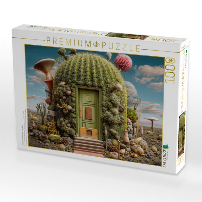 Kaktusarchitektur mit Charakter - CALVENDO Foto-Puzzle'