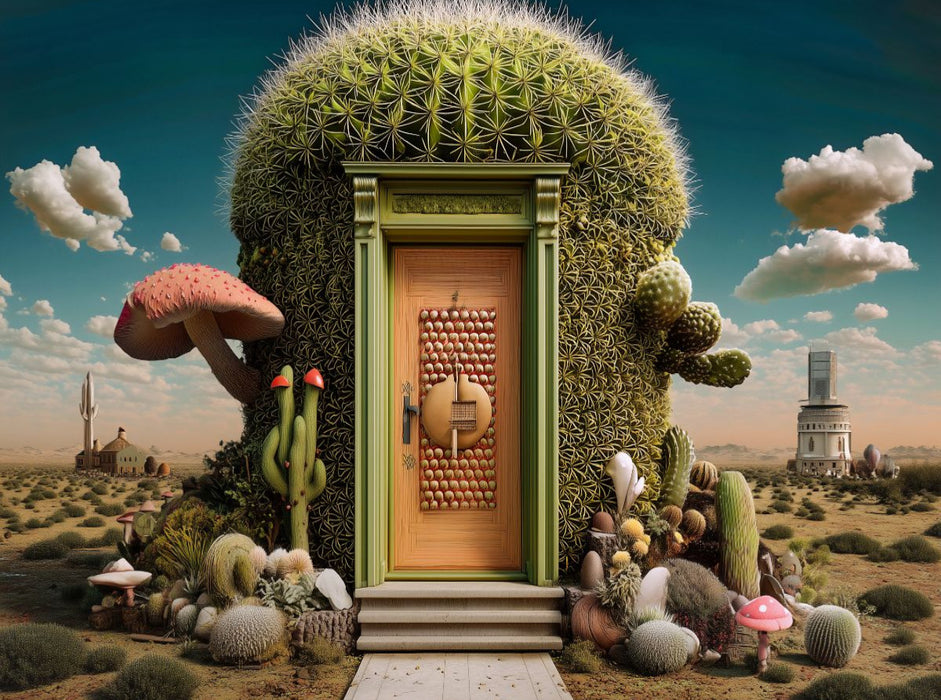 Tür zum Wüstenmärchen - CALVENDO Foto-Puzzle'