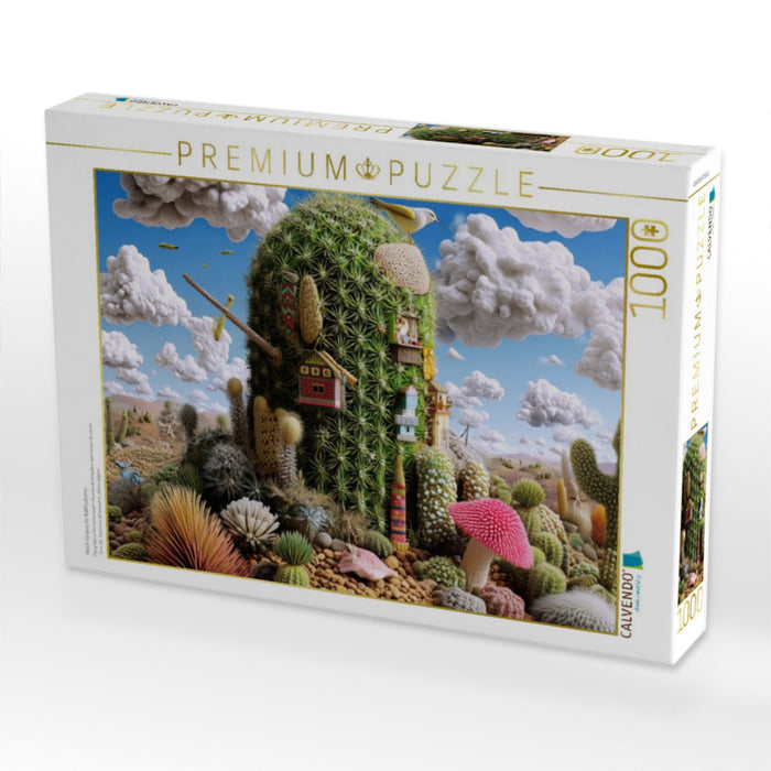Hoch hinaus im Kaktusturm - CALVENDO Foto-Puzzle'