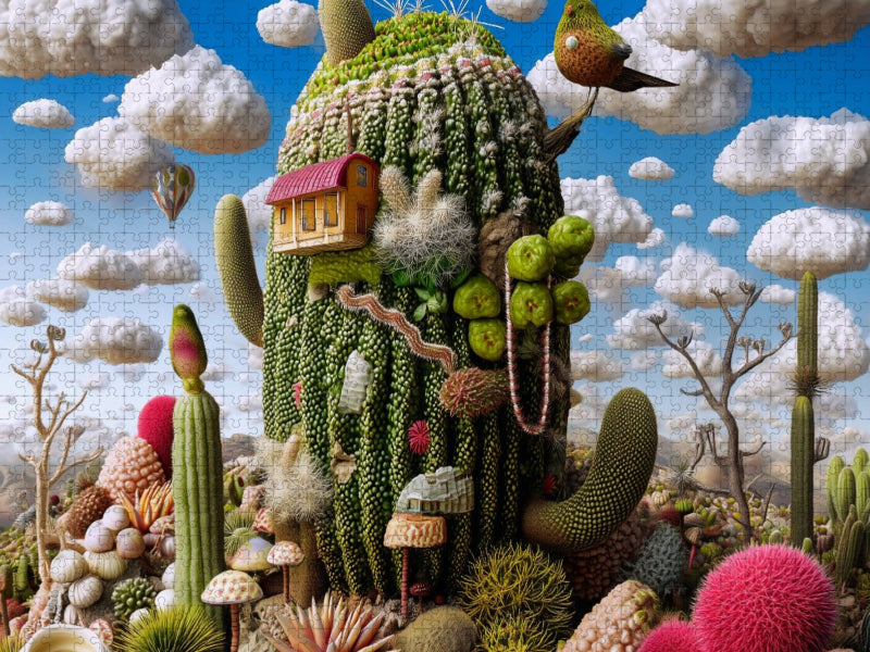 Kaktusvilla mit Ausblick - CALVENDO Foto-Puzzle'