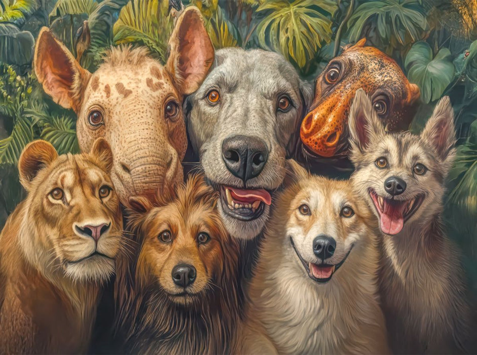 Tiere wollen Spaß - CALVENDO Foto-Puzzle'