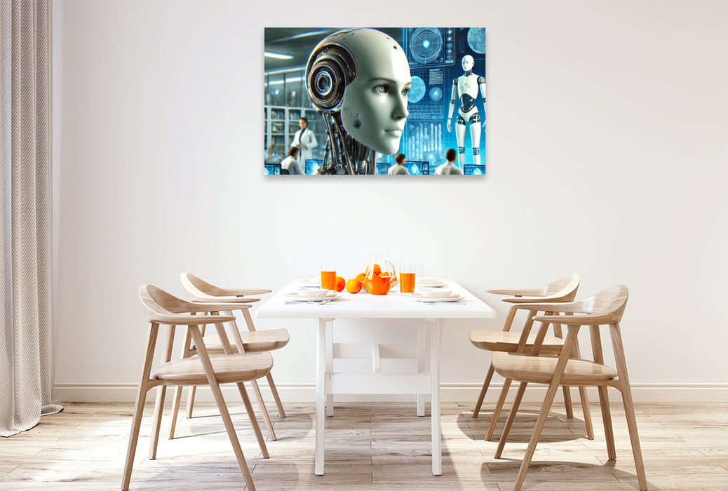 Premium Textil-Leinwand Die Geburt des Bewusstseins