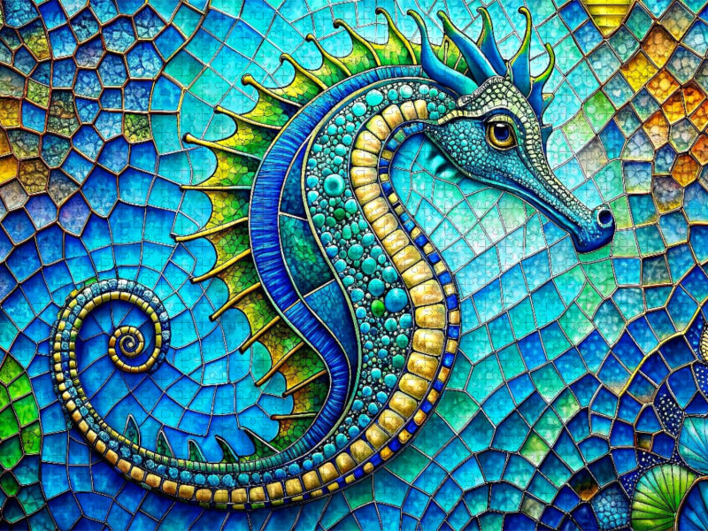 Seepferdchen - CALVENDO Foto-Puzzle'