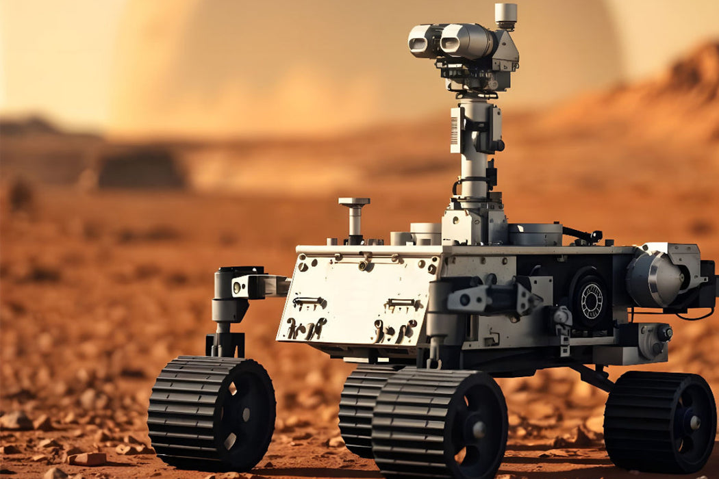 Premium Textil-Leinwand Mond Exploration