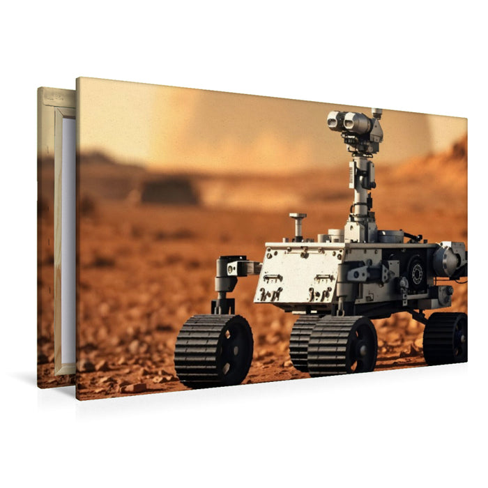 Premium Textil-Leinwand Mond Exploration