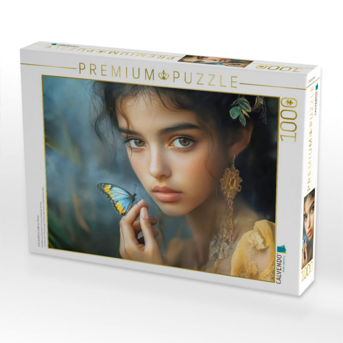 Eine kindliche Liebe zu Tieren - CALVENDO Foto-Puzzle'