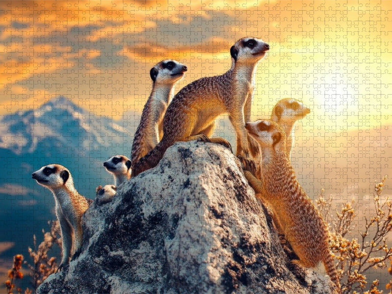 Hey, ich will auch mal von oben gucken - CALVENDO Foto-Puzzle'