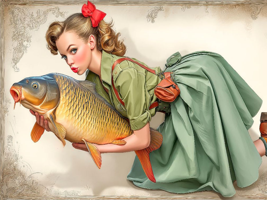 Mann o Mann, der Fisch ist riesig - CALVENDO Foto-Puzzle'