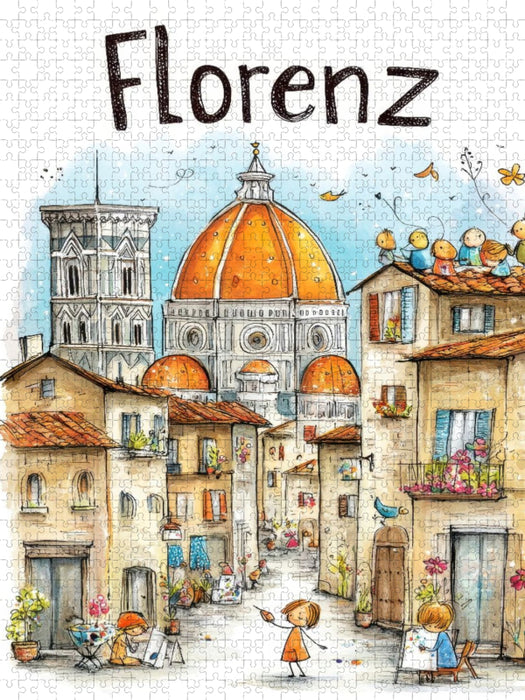 Florenz - CALVENDO Foto-Puzzle'