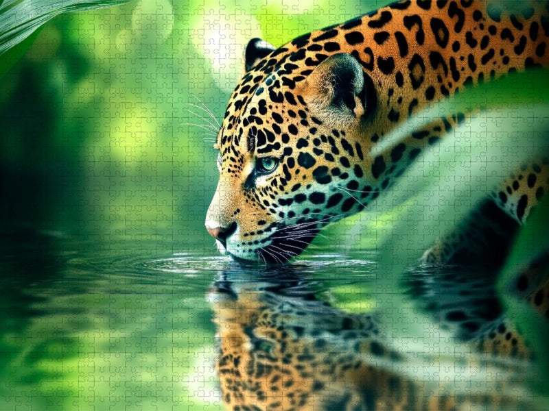 Majestätischer Jaguar - CALVENDO Foto-Puzzle'