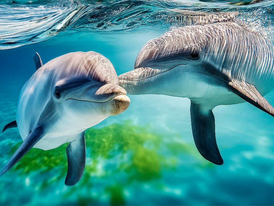 Was für ein Delfin-Leben - CALVENDO Foto-Puzzle'