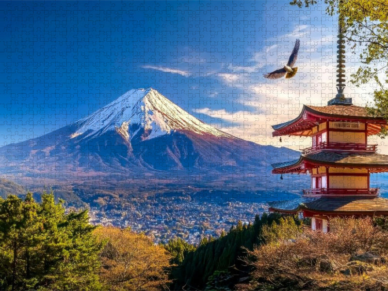Fuji, Japan - CALVENDO Foto-Puzzle'