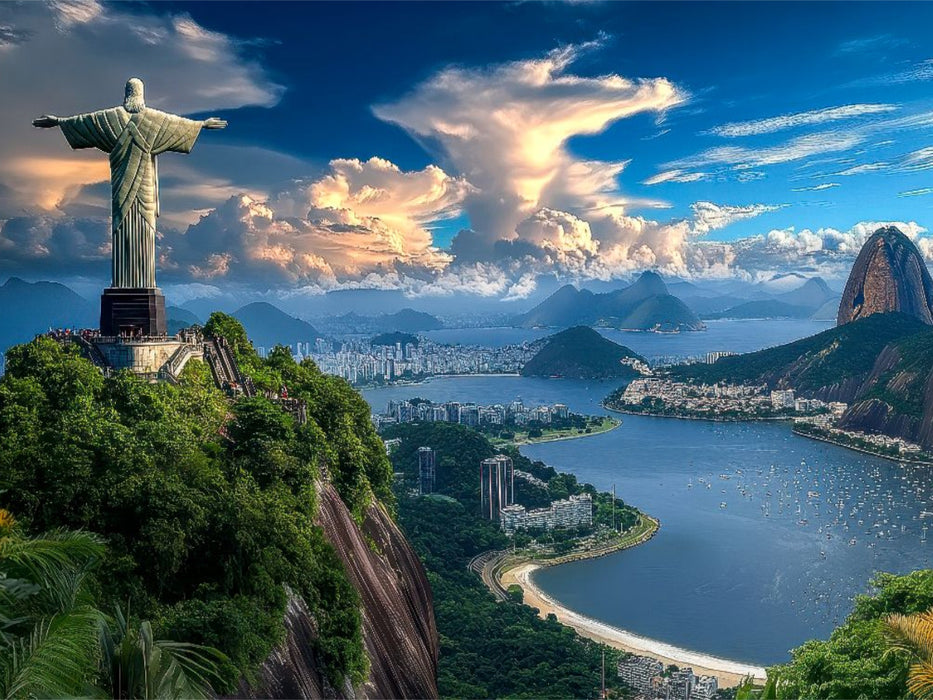 Christusstatue Rio de Janeiro, Brasilien - CALVENDO Foto-Puzzle'