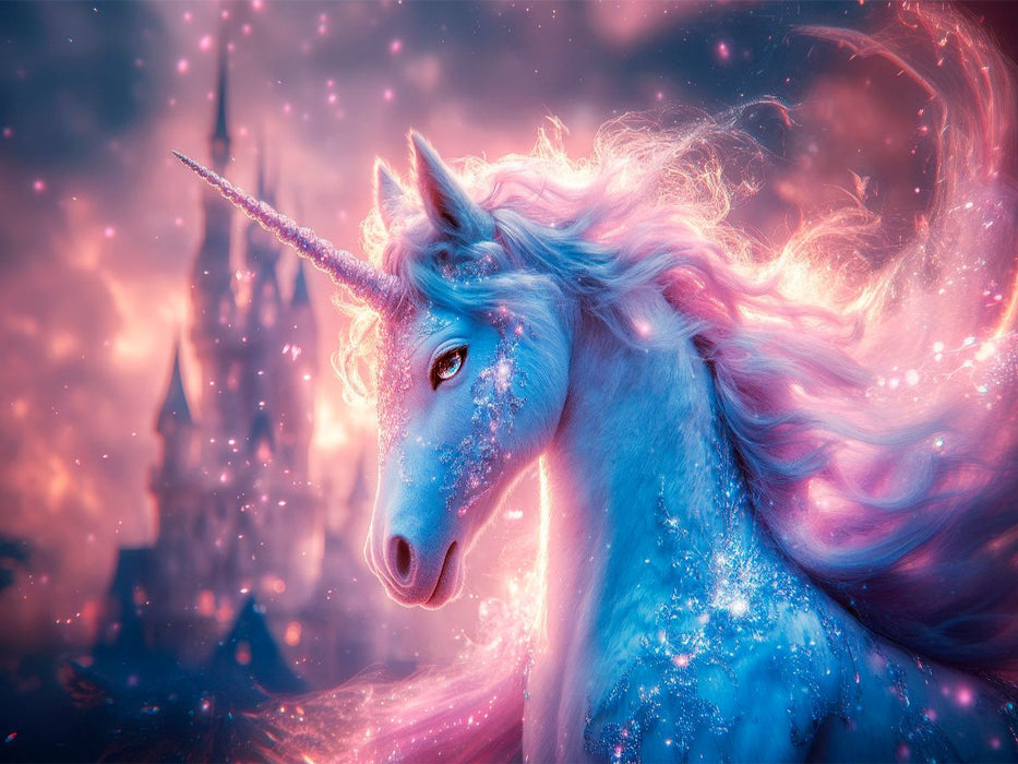 Magie des Einhorns - Wächter des Königreichs - CALVENDO Foto-Puzzle'