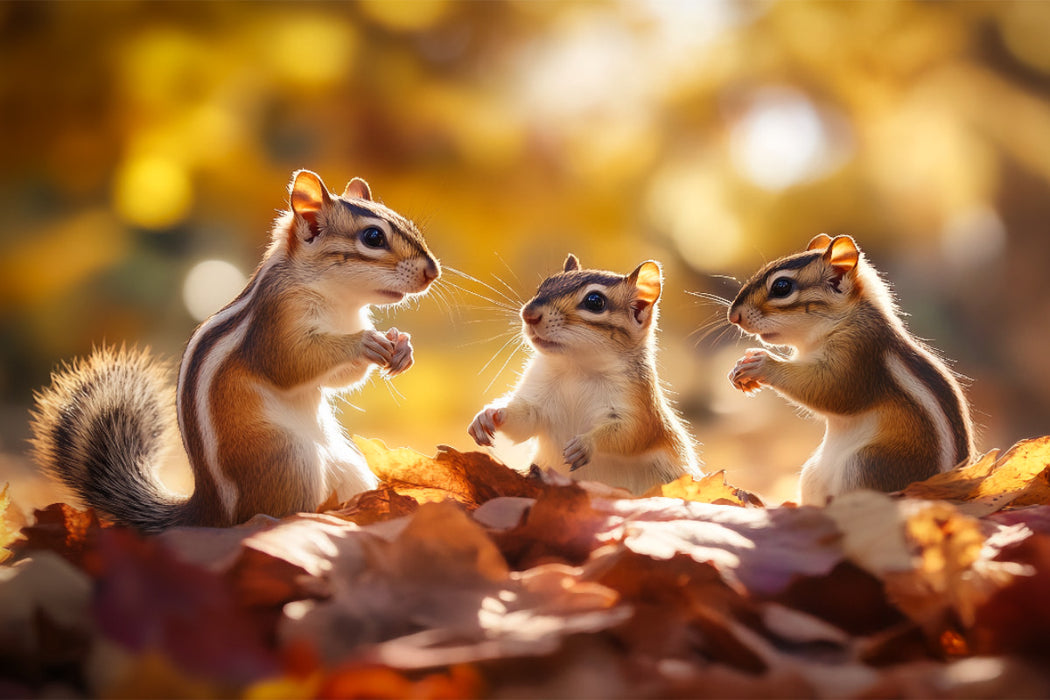 Premium Textil-Leinwand Streifen im Gegenlicht