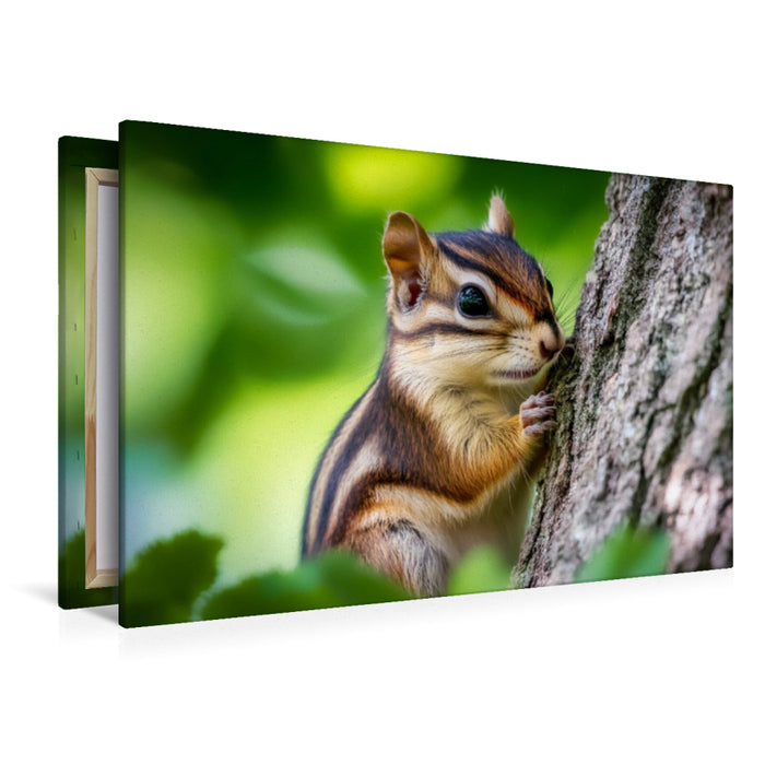 Premium Textil-Leinwand Von Zweig zu Zweig