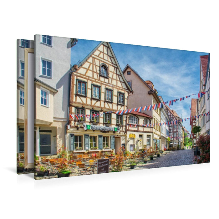 Premium Textil-Leinwand Hohenstaufenpfalz