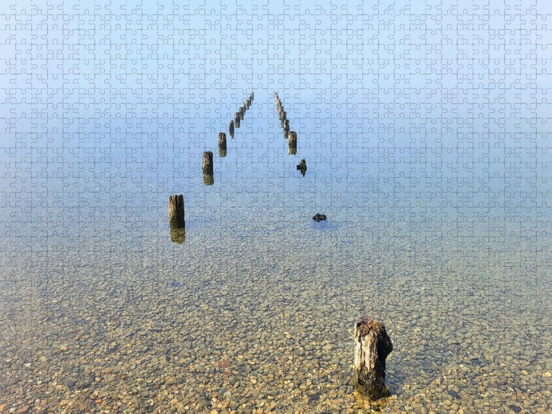 Stille am Starnberger See - CALVENDO Foto-Puzzle'