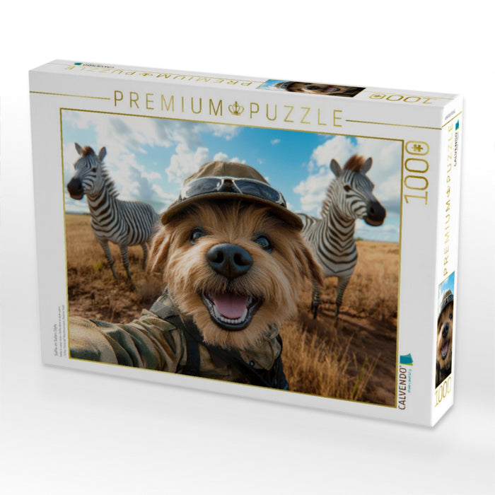 Selfie im Safari-Style - CALVENDO Foto-Puzzle'