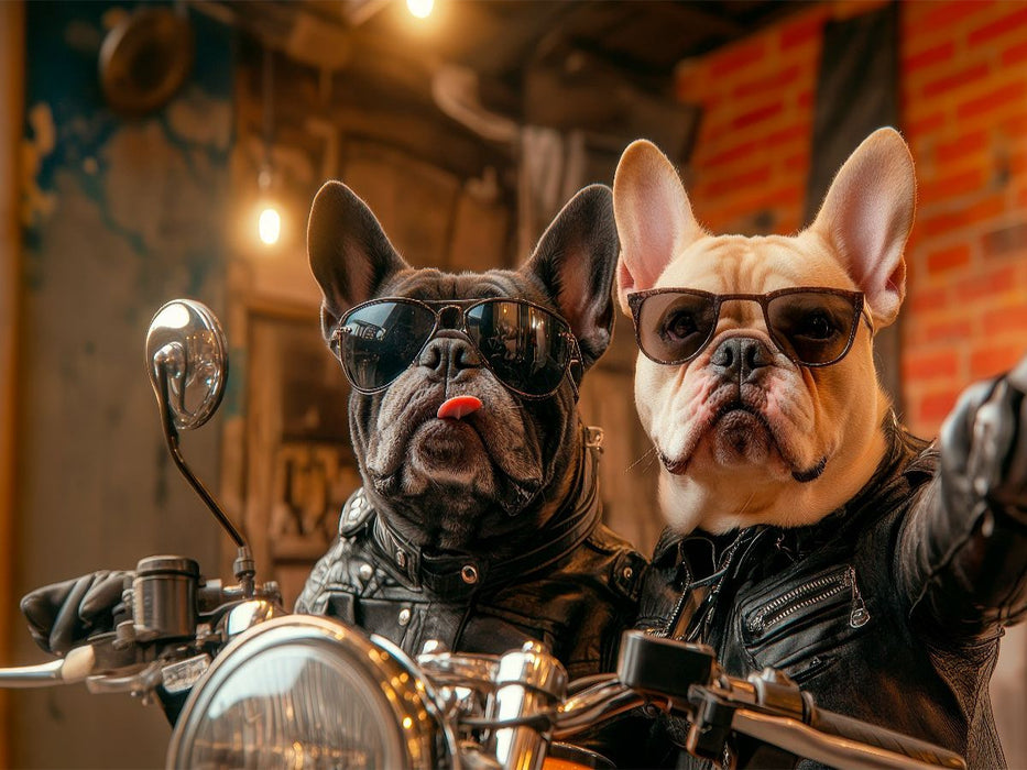 Easy Rider auf Pfoten - CALVENDO Foto-Puzzle'