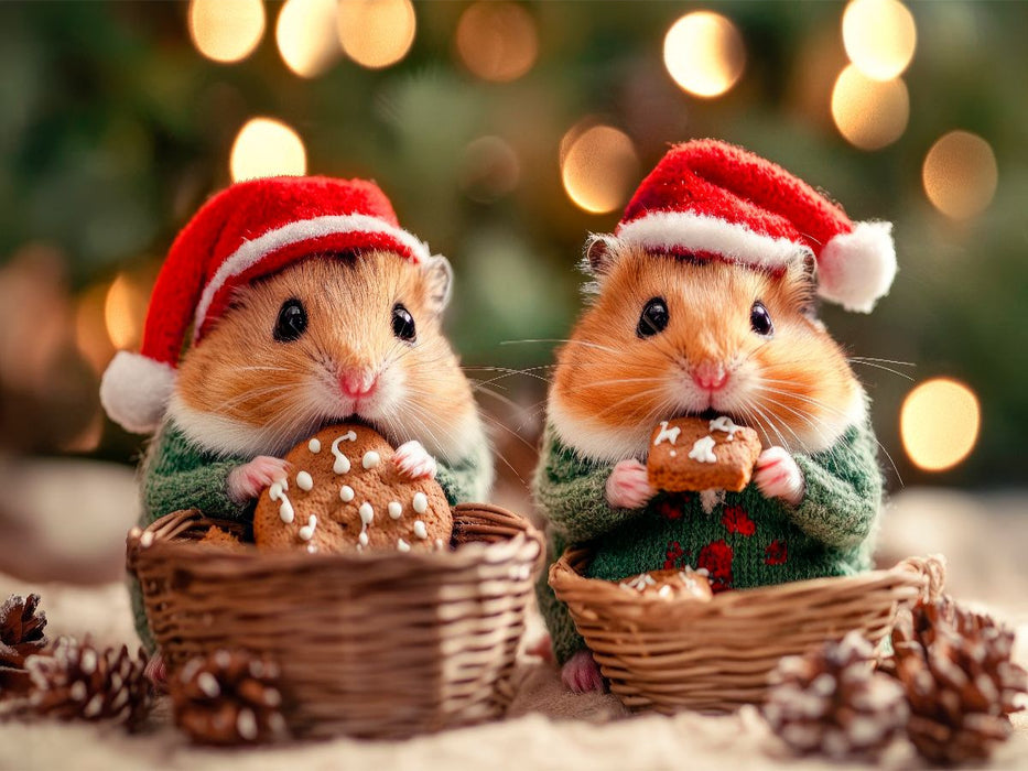 Flauschige Weihnachten - CALVENDO Foto-Puzzle'