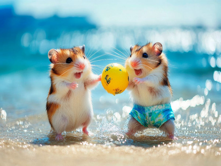 Beachball Buddies - CALVENDO Foto-Puzzle'
