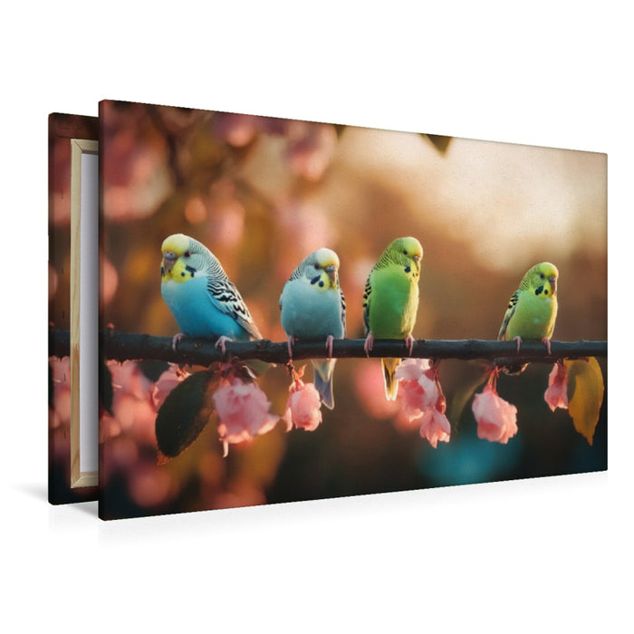 Premium Textil-Leinwand In Farbe baden, in Stille träumen