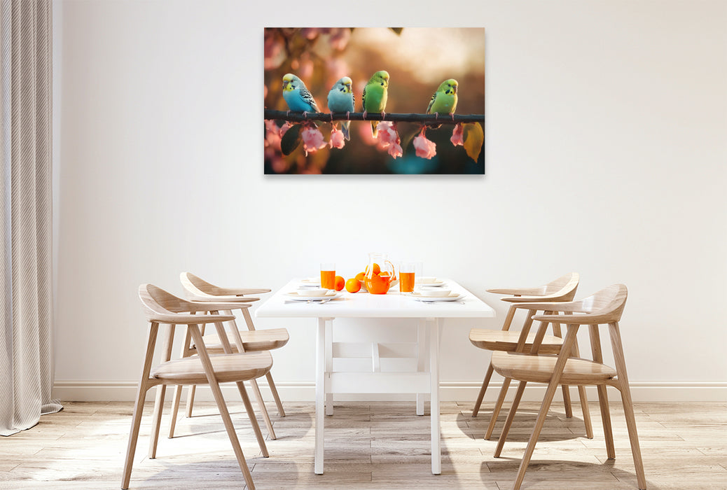 Premium Textil-Leinwand In Farbe baden, in Stille träumen