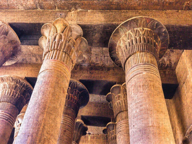 Chnum Tempel, Esna - CALVENDO Foto-Puzzle'