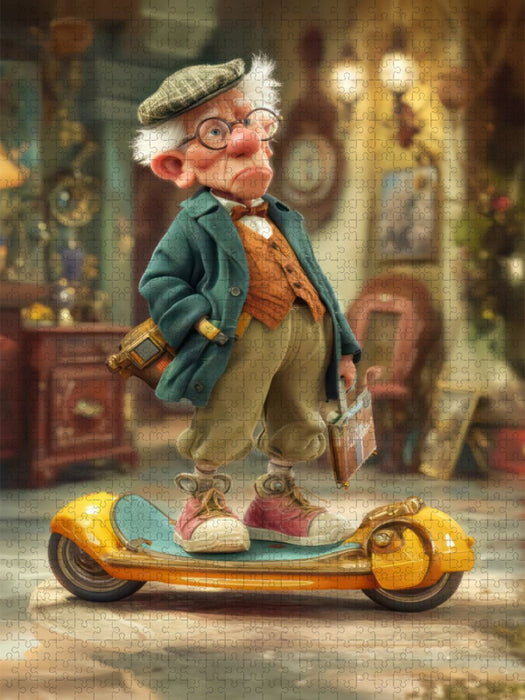 Karikaturen über Alltagshelden - CALVENDO Foto-Puzzle'