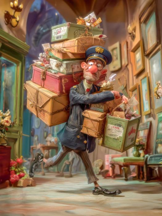 Karikaturen von Alltagshelden - CALVENDO Foto-Puzzle'
