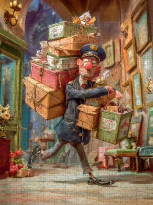 Karikaturen von Alltagshelden - CALVENDO Foto-Puzzle'