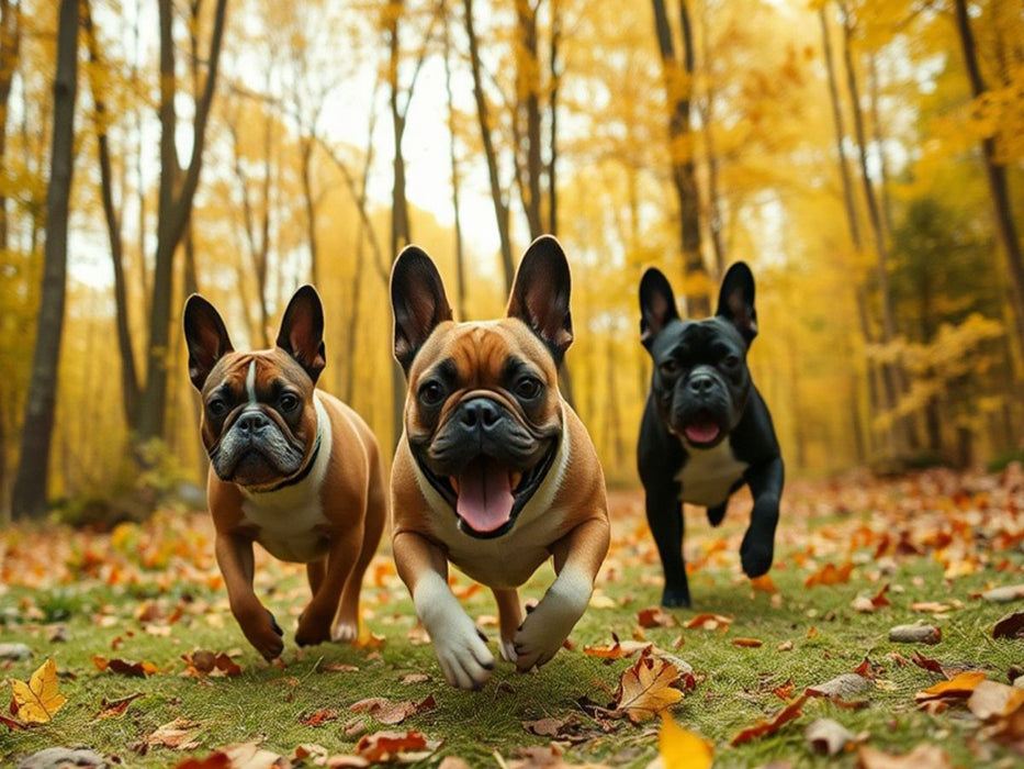 Jagd durch's Herbstlaub - CALVENDO Foto-Puzzle'