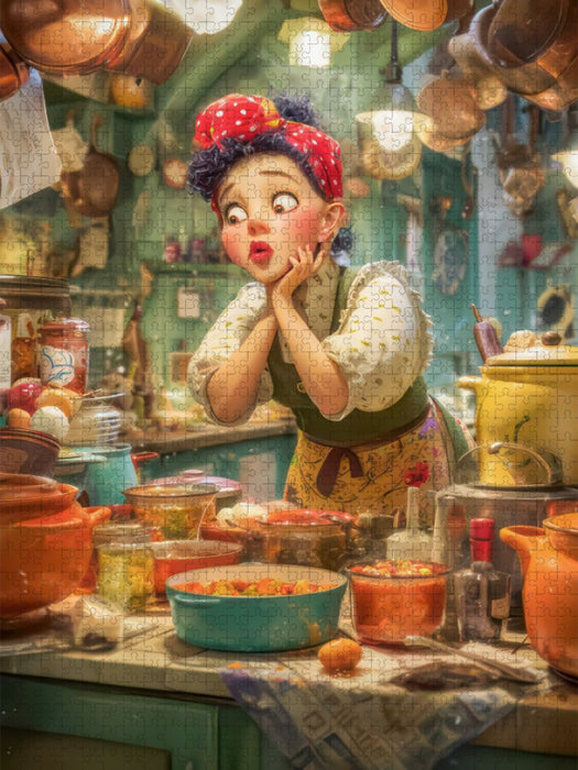 Karikaturen über Alltagshelden - CALVENDO Foto-Puzzle'