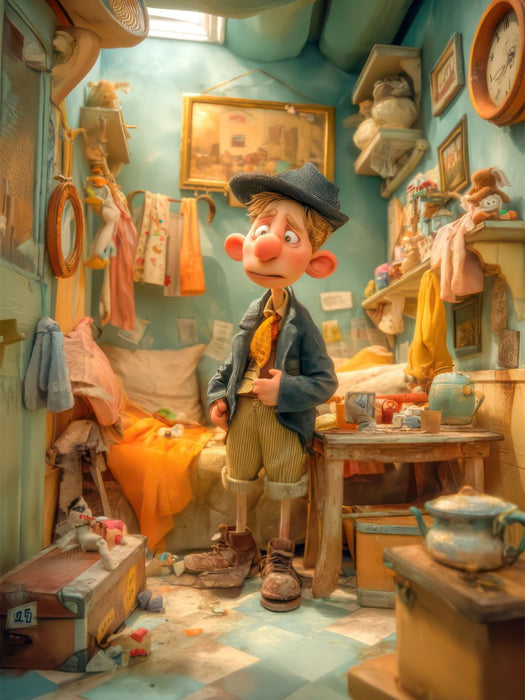 Alltagshelden Cartoons - CALVENDO Foto-Puzzle'