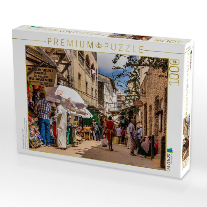 Die Hauptstraße in Lamu-Stadt - CALVENDO Foto-Puzzle'